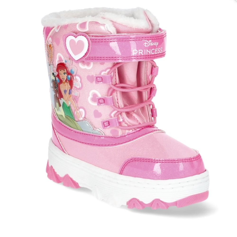 Disney Princess Pink Winter Boots